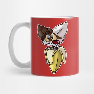 cat in banana Mug